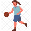 Basketball Player Female Icon