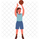 Basketball Player Female Icon