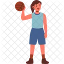 Basketball Player Female Icon