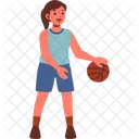 Basketball Player Female Icon