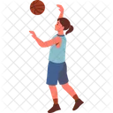 Basketball Player Female Icon