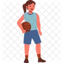 Basketball Player Female Icon