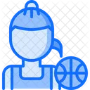 Female Basketball Player Basketball Player Basketball Icon