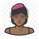 Female Black Singer Jazz Female アイコン