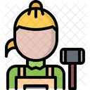 Female Blacksmith  Icon