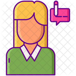 Female Blogger Icon