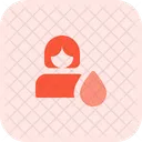 Female Blood  Icon