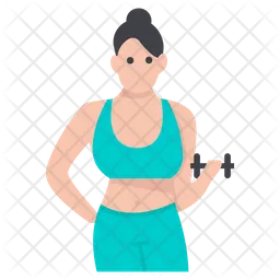 Female Bodybuilder Avatar  Icon