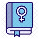 Female Book  Icon