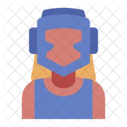 Female boxer  Icon