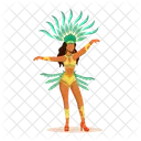 Female Brazil Dancer Brazil Dancer Brazil Carnival Icon