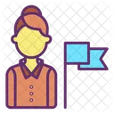Female Business Leader Business Achievement Businesswoman アイコン