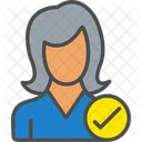 Female Candidate  Icon