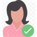 Female Candidate  Icon