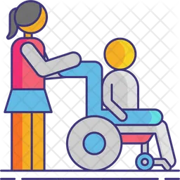 Female Caregiver  Icon