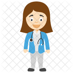 Female Cartoon Doctor Icon Of Flat Style Available In Svg Png Eps Ai Icon Fonts