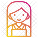 Female Cashier Cashier Woman Icon