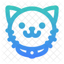 Female Cat Head  Icon