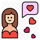Female Chat Female Chat Icon