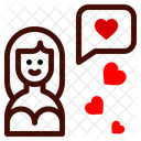 Female Chat  Icon