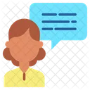 Chat Userm Female Chat User Chat Icon