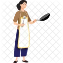 Woman Cook Chef Icon