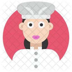 Female Chef  Icon