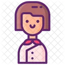 Female Chef  Icon