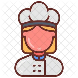 Female chef  Icon