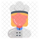 Female chef  Icon