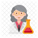 Female Chemist Scientist Female Scientist Icon