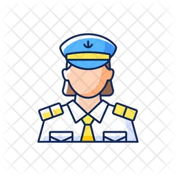 Female Chief Officer  Icon