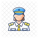 Female Chief Officer Icon