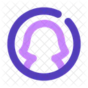 Female circle  Icon