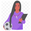 Female coach  Icon