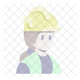 Female construction worker  Icon