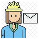Female Contractor  Icon
