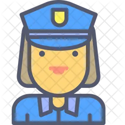 Female cop  Icon