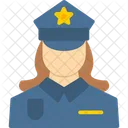 Female Cop  Icon