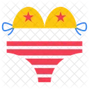 Female Clothing Swimsuit Undergarment Icon