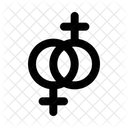 Female Couple Symbol  Icon