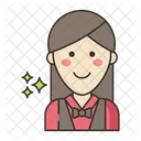 Female Croupier Femle Croupier Icon