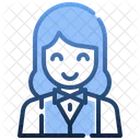 Female Croupier  Icon