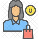 Shopping Purchase Female Icon