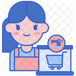 Female Customer  Icon