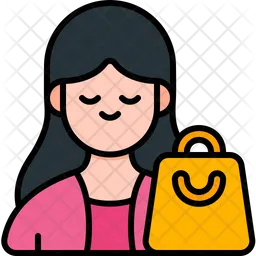 Female Customer  Icon