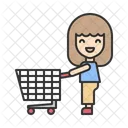 Female Customer  Icon