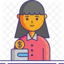 Female Customer  Icon