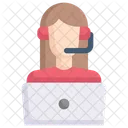 Technical Support Call Center Communication Icon