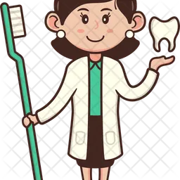 Female dentist  Icon